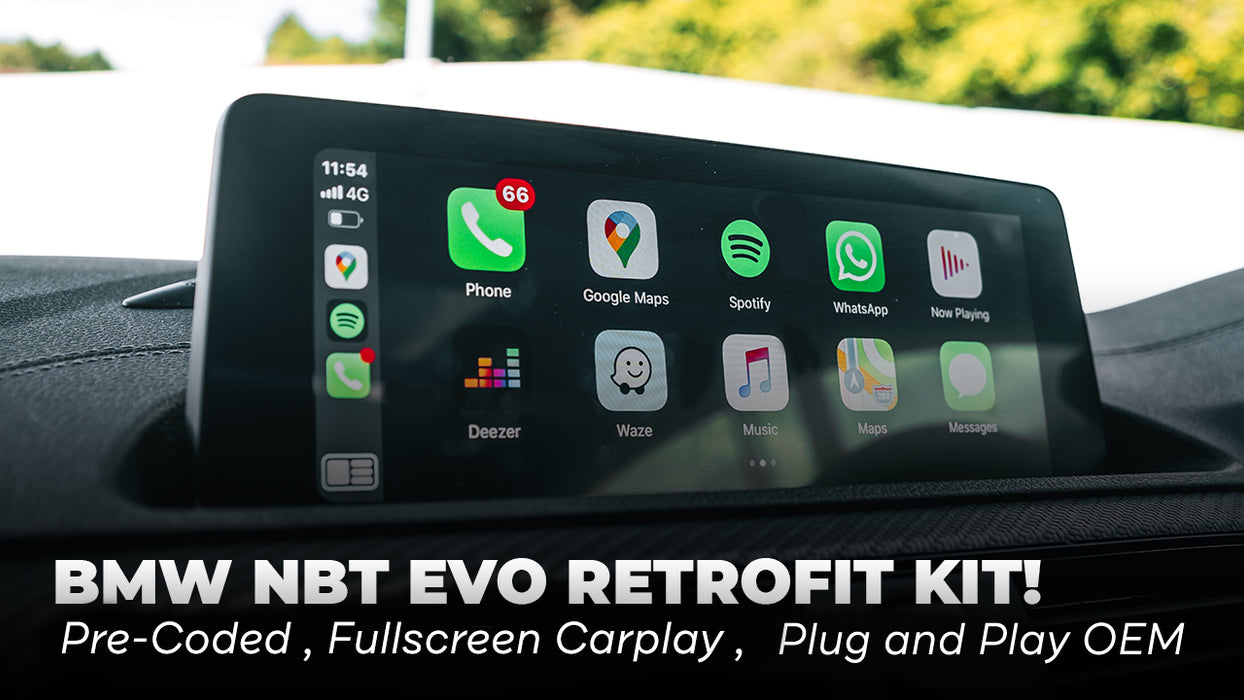 iDrive 6 OEM Plug and Play NBT EVO Retrofit Pre-Coded to your VIN